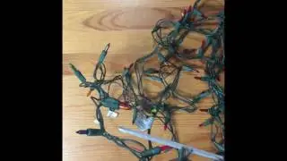 How To Recycle Holiday Lights!!!!!