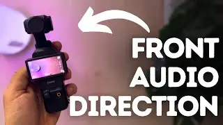Как настроить направление звука спереди на DJI Osmo Pocket 3?