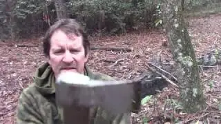 Mississippi Dispersed Camping, De Soto National Forest: Fantastic Fatwood Broke My Axe Blade!
