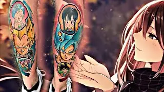 💎BEST ANIME TATTOOS🔥by @rzychu #Anime #AnimeTattoo