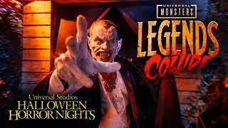 Universal Monsters Legends Collide | Halloween Horror Nights Hollywood 2022