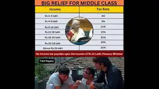 Big Tax Relief for Middle Class!💰🤯