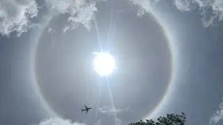 Full Circle Rainbow Around The Sun - IRL