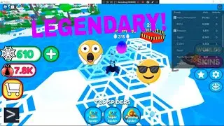 Getting a LEGENDARY EGG in Be a Spider! Tycoon (SKY!)