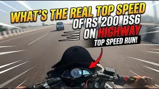 What's the REAL Top Speed of RS 200 BS6 on Highway? | RS 200 | pulsar rs 200 | kanpur | city vlog
