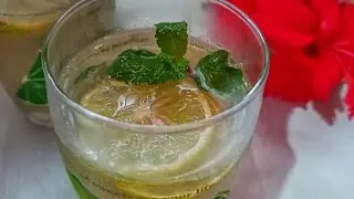 Ginger lemon drink/Ginger lemonade /Ginger ale
