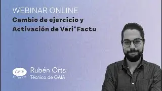 #42 WEBINAR Cambio de Ejercicio  | PRODUCTOR |