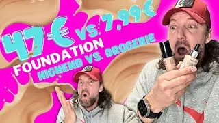47€ Highend Foundation vs  7,99€ Drogerie Foundation - Ist günstig gleich schlecht und teuer gut?