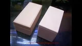 C&oacute;mo HACER una CAJA de MDF o MADERA con TAPA paso a paso / Juan Carlos Aquila