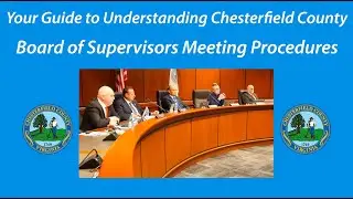 Chesterfield County Board of Supervisors Procedures