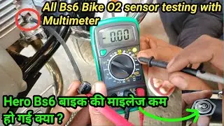 Splendor plus bs6 oxygen sensor testing/Splendor plus Bs6 mileage setting