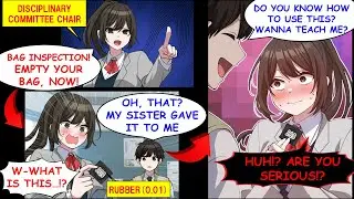 [Manga Dub] The Strict Disciplinary Committee President Searched My Bag&hellip;Then She Fell for Me[RomCom]