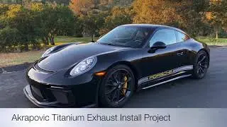 GT3 Touring Full Akrapovic Install