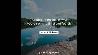 PowerThinking Corp - James A.  Michener