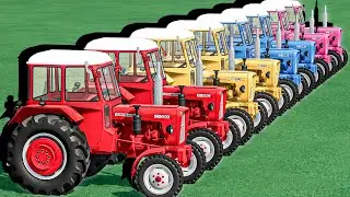 Transport With COLORS - INSANE WORK with MINI TRACTORSs URSUS - Farming Simulator 22