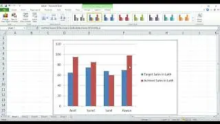 How to make Graph / Column Chart in Excel