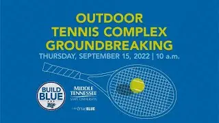 MTSU Breaks Ground on New Tennis Complex