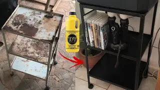 Recuperando Mesinha De Canto Enferrujada Com TF7 e Tinta Spray