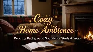 Cozy Home Ambience ☕ | Relaxing Background Sounds for Study & Work