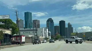 Exploring The Real Streets Of Houston Texas Near Downtown