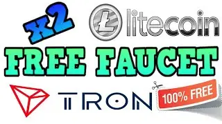 КРИПТО КРАНЫ LTC $ TRX БОНУС x2 НА 24 ЧАСА заработок без вложений