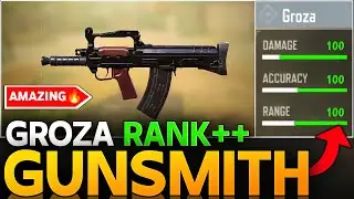 GROZA BEST RANK GUNSMITH CALL OF DUTY MOBILE | GROZA CLASS SETUP COD MOBILE|