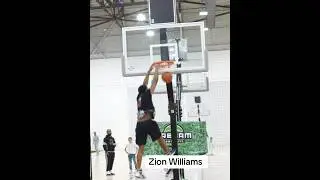 Zion Williams almost Tore the Rim off