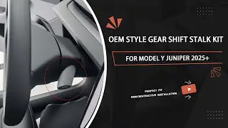 Teslaunch 2026 Model Y Juniper Gear Shift Stalk Lever Kit Launch