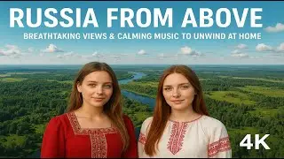 Russia from Above (4K UHD) | Breathtaking Views & Calming Music to Unwind at Home