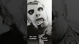 Paul Gray -SLIPKNOT Tribute Artwork @slipknot #slipknot #paulgray #shorts