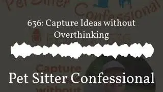 Pet Sitter Confessional - 636: Capture Ideas without Overthinking