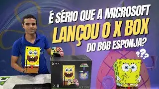 Xbox Series X edi&ccedil;&atilde;o Bob Esponja: O Console mais lindo que j&aacute; tivemos em nossa Loja.