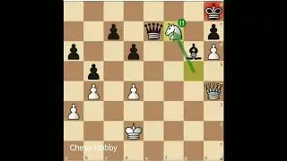 Brilliant Knight Sacrifice!! But Why? #chess #chessstrategy #chesspuzzle #chesstrending #chesstrap 