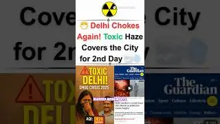 😷 Toxic Delhi 2025! What&rsquo;s Behind This Dangerous Haze? 🌫️🔥