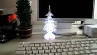 USB LED Crystal Christmas Tree
