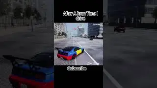 My New Pink And Blue Car driver in City #gaming #shortsfeed #gta5