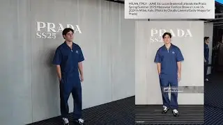 fui convidado pro desfile da prada de novo!