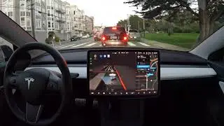 Raw 1x: Legion of Honor to Golden Gate Park on FSD Beta 10.6