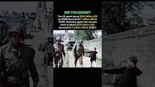The US and Germany spent a lot of money on World War II #shorts
