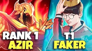 WHEN FAKER MET THE RANK 1 AZIR IN SOLO QUEUE...