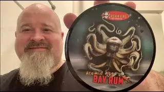 Phoenix Shaving: Atomic Age Bay Rum with Stainless Steel Karve (SB-D) Shave