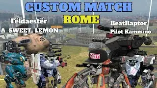 Custom Match 2v2 &ndash; Rome Map | War Robots