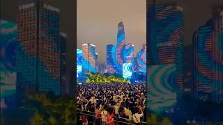 Lighting Show On Building Shenzhen #world #travel #chinacity #building