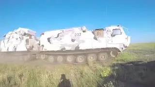 Russia MOD - Tor-M2DT Arctic Air Defence Missile Armoured Vehicles Live Firing [1080p]