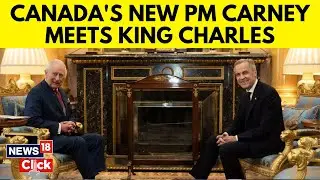 King Charles Meets With New Canadian Prime Minister Mark Carney At Buckingham Palace | N18G