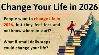How to Change Your Life better in 2026: 8 Simple Steps | English Listening Practice | Graded Reader