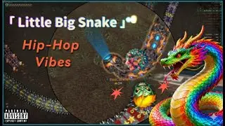 1 HOUR+ Little Big Snake .io Teams Gameplay | Chill Hip-Hop Vibes