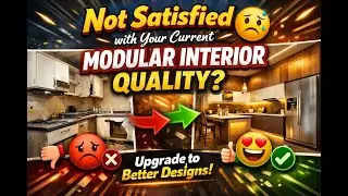 Worried about the quality of your modular interiors? Contact @One6DesignStudio #trending #youtube