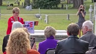 NSDAR Thomas Griffin Peachy Dedication Ceremony