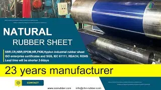 Blue Natural Rubber Sheet: Factory Tour! China Rubber Sheet Manufacturer